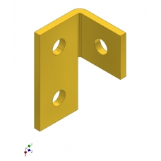 353/02124 Bracket, Angle 90 Deg 51x90mm 1037 ZPY